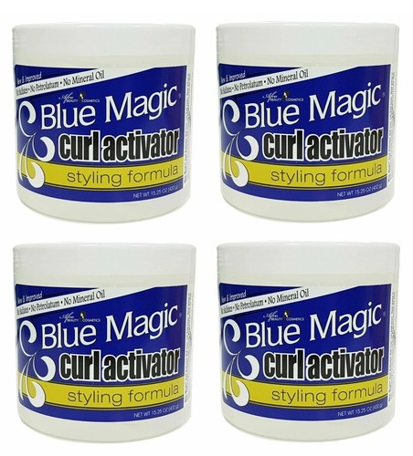 Blue magic curl - blue, activator