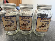 Empty Palmetto Moonshine Glass