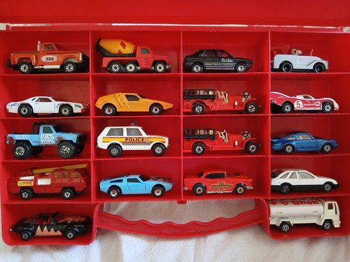 1985 matchbox carry case - carry, with