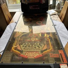 The "F1 Super Challenge"  pinball machine manufactured by Saitek 1980’s