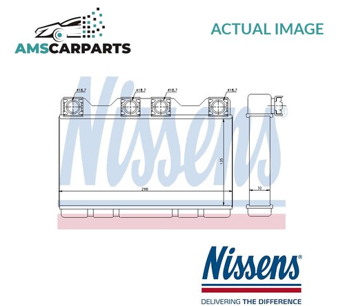 Heater radiator exchanger - heater,