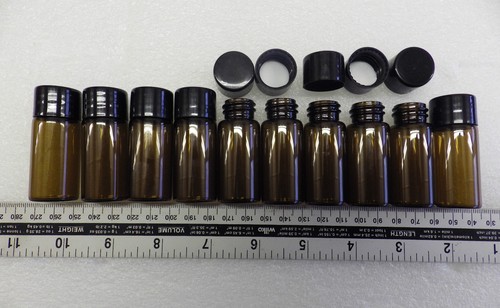 Sampling bottles 10ml amber - bottles,,