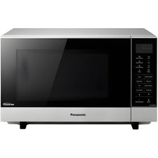 Panasonic NN-SF464MBPQ - Stainless Steel 27L Flatbed Microwave - 1000W