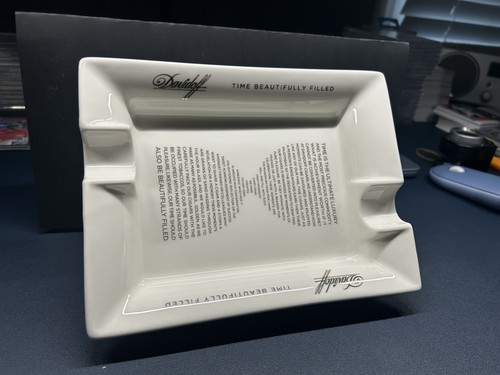 Davidoff cigar ashtray white - davidoff,
