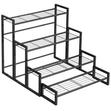 Plant Stand, 4 Tier Stackable Tiered Plant Stand, Scalable Heavy Duty Tall Pl...