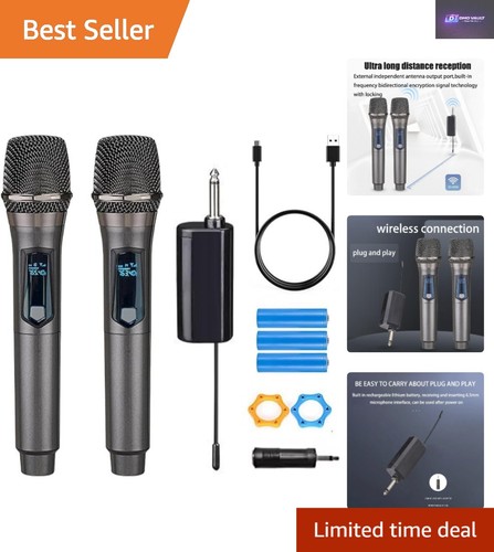Portable uhf wireless dual - wireless,