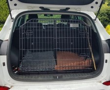 PET WORLD Slopping car Puppy Dog Travel crate cage for Hyundai Tucson Premier 