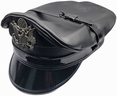 Genuine black leather - genuine, army