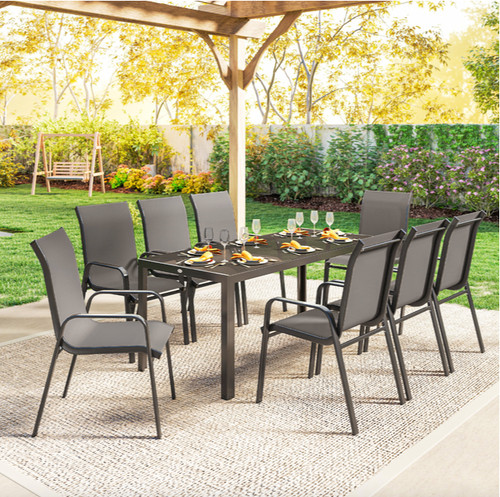 Large garden dining set - large,