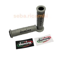 PAIR DOMINO KNOBS GREY BLACK