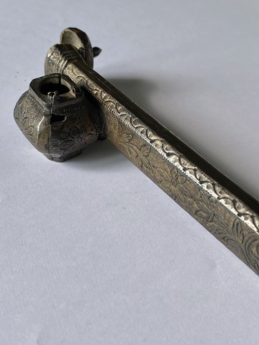 Antique brass traveler - brass, scribe