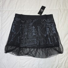 Dead Threads Cotton Mini Skirt