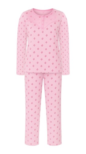 Ladies cotton rich pyjama - pyjama, set