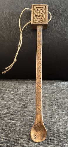 Antique welsh love spoon - love, ~