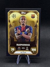 Topps Match Attax 2026 Raphinha 100 Club Card Barcelona 2025 2026 