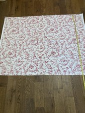 NEW Laura Ashley Ironwork Scroll Cranberry Fabric Remnant  / Cut-Off / Roll End