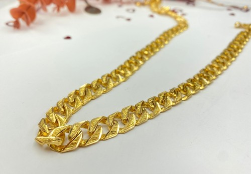 22ct solid heavy link chain - solid,