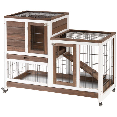 Wooden rabbit hutch bunny - wooden,