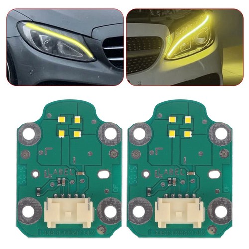 Yellow angel eye drl - 2x, led
