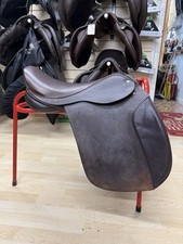 Black Country Show Saddle Working Hunter - 18” - Wide - Vintage Brown