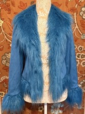 Bershka Blue Penny Lane Afghan
