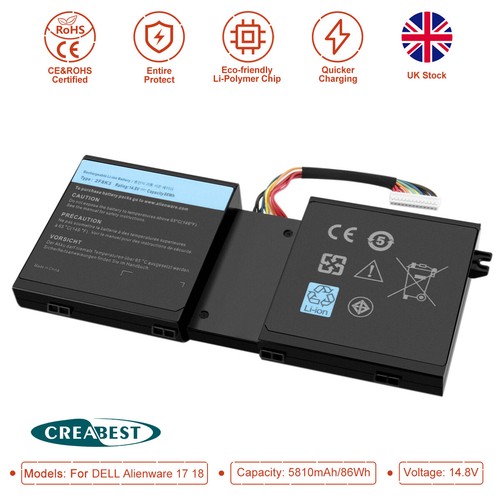 5810mah 2f8k3 battery for dell - 2f8k3,