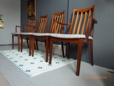 G Plan Fresco dining chairs teak RESTORED Mid century set of 4 (more available)