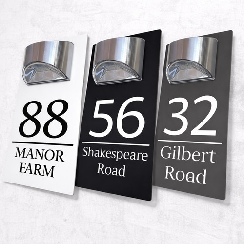 House number plaques - house,