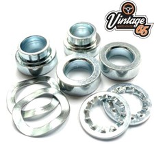 Classic Car Seat Belt Mounting Spacers 7/16" Stepped Spacers Grip Wavy Washers