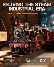 Rolife 3D Wooden Puzzle Steam Journey DIY Building Model Kits Adult Xmas Gift