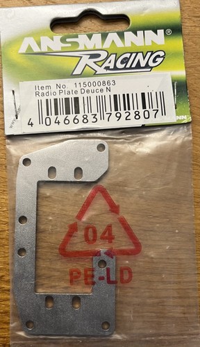 Ansmann racing radio - racing, plate