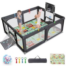 Large Baby Playpen with Mat