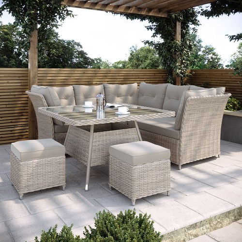 Seater light rattan - 7, garden