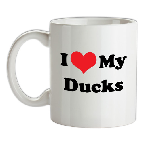 Love ducks mug - love,