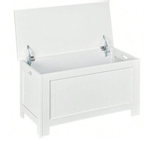 Leon Storage Ottoman Chest Toy Chest Bedding Blanket Box Large Wooden Bench