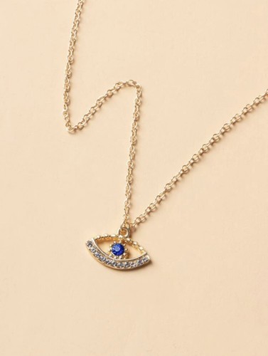 Diamanté evil eye - eye, in