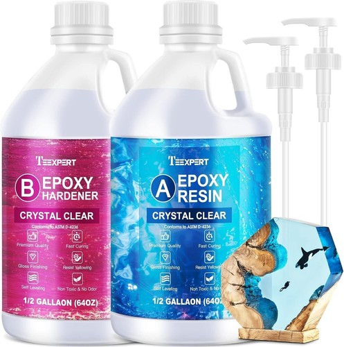 Crystal clear epoxy resin kit - epoxy,