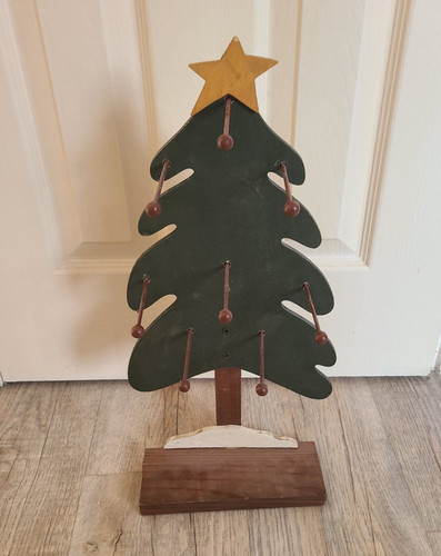 Wooden xmas tree - wooden, display