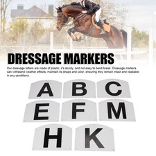 8x Dressage Letters Wall Mount Dressage Markers For Equestrian Athletes Events