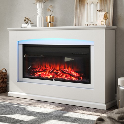 Electric led flame fireplace - 7-led,