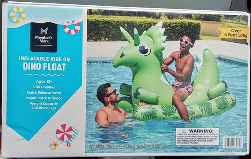 Members mark dino pool - pool, float