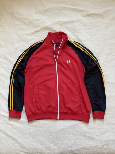 Fred perry red track jacket - perry,