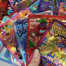 25 X random mylar bags 3.5g calipacks  kitchen supplies Empty BAG