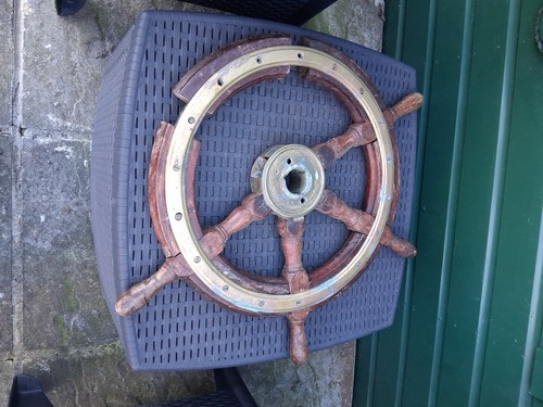 Nautical teak brass - teak,
