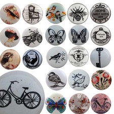 Vintage Ceramic Door Knobs 40+ DESIGNS Cupboard Handles Drawer Cabinet Pulls