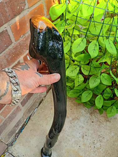 Huge hand carved blackthorn - huge,