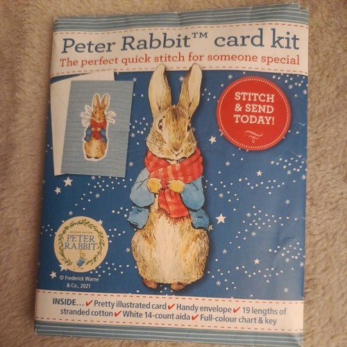 Peter rabbit cross - rabbit, stitch