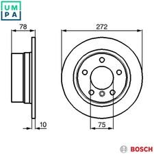 2x BRAKE DISC 0 986 478 641