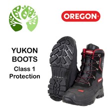 Oregon Yukon Class 1 Chainsaw Protective Boots. Sizes 8 to 11, others available.