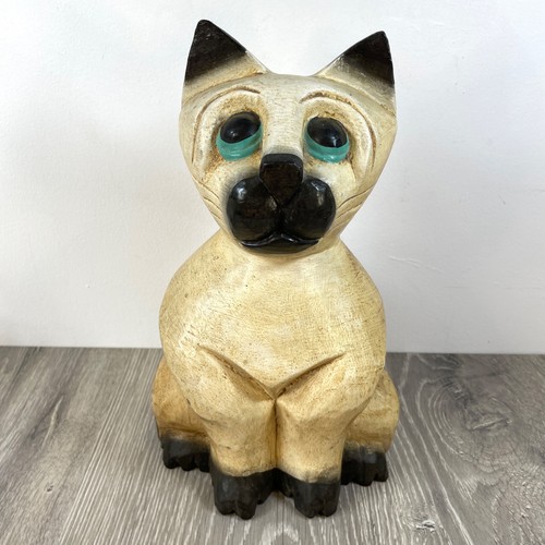 Wooden hand carved siamese - hand,